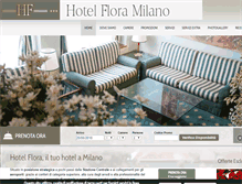 Tablet Screenshot of hotelfloramilano.com